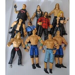 WWE Wrestling Action Figure Lot Of 11
